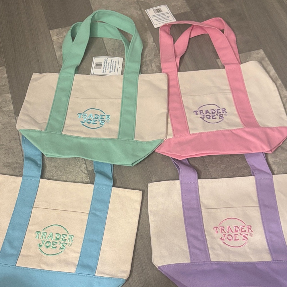 Trader Joe’s mini canvas tote bag